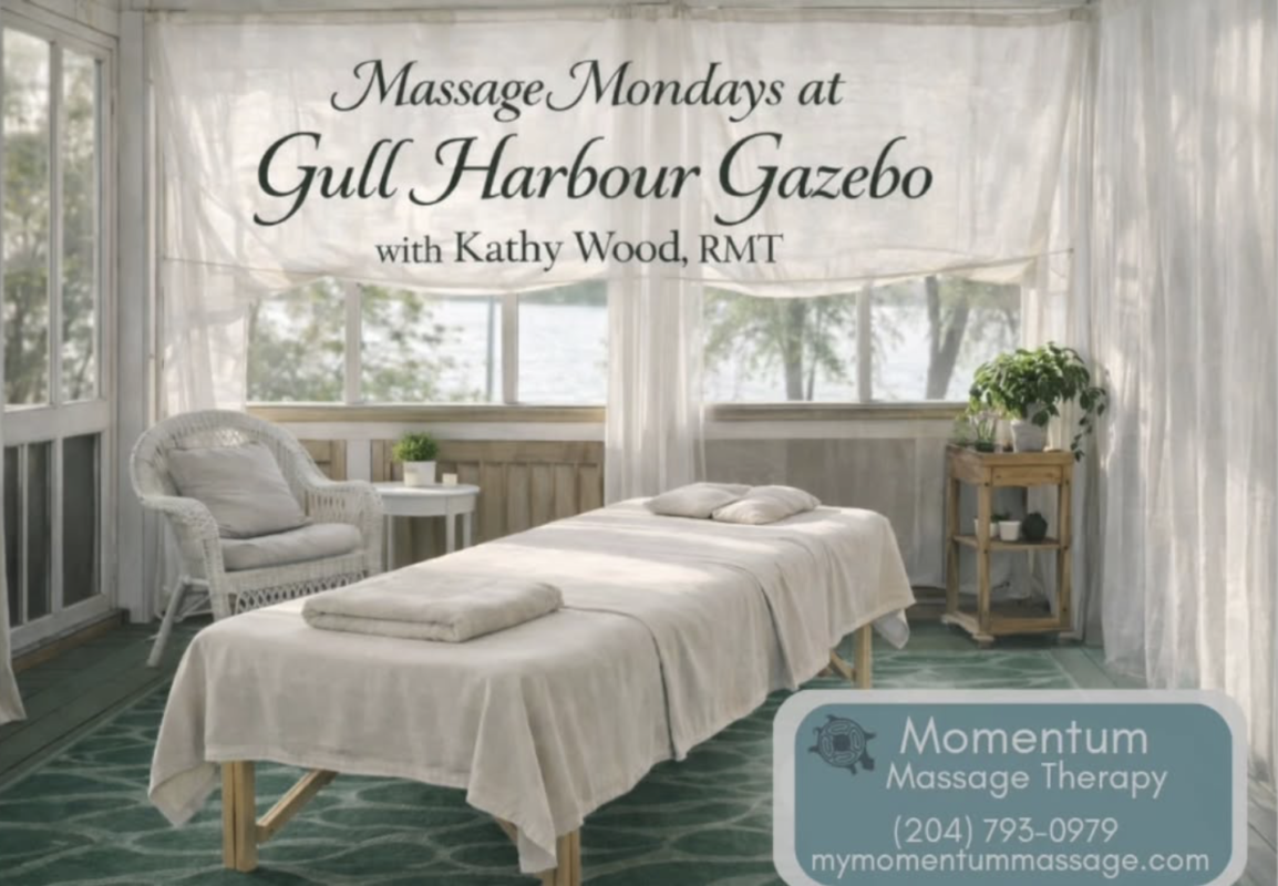 Massage Monday's at Gull Harbour Gazebo